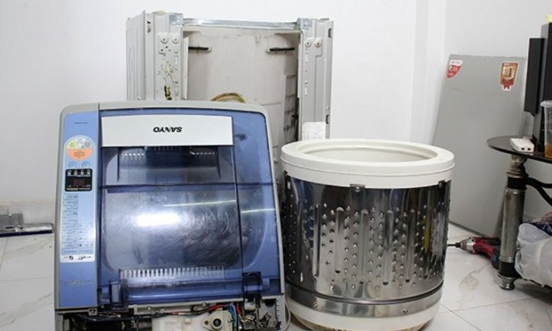 cách vệ sinh máy giặt toshiba 9kg cửa trên